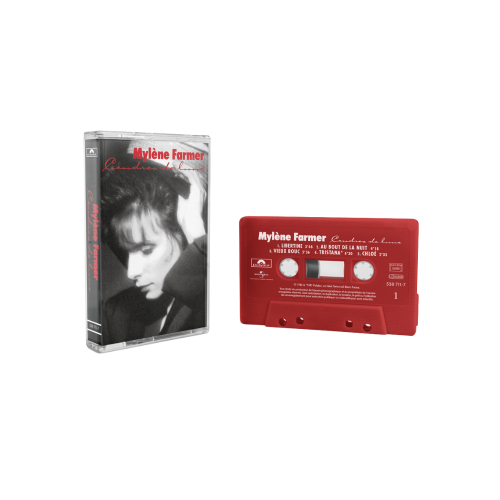 Mylène Farmer - Cendres de lune - Cassette Couleur - Store Mylene